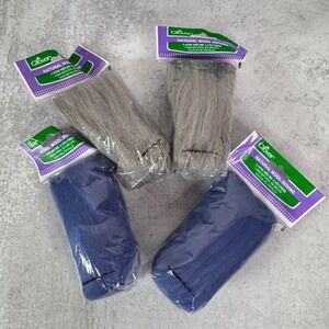 Lot of Assorted Wool Roving 4 Packs x 20g Blue Ash Felting Spinning Crafting